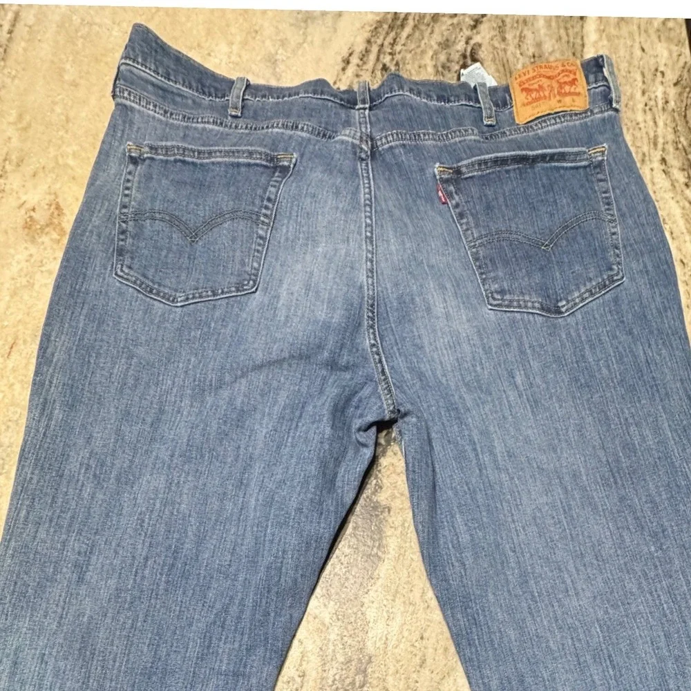Levi's 541 Athletic Taper Jeans Mens 42x32 All Seasons Tech Blue Medium Wash